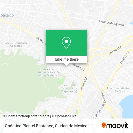 Gnóstico Plantel Ecatepec map