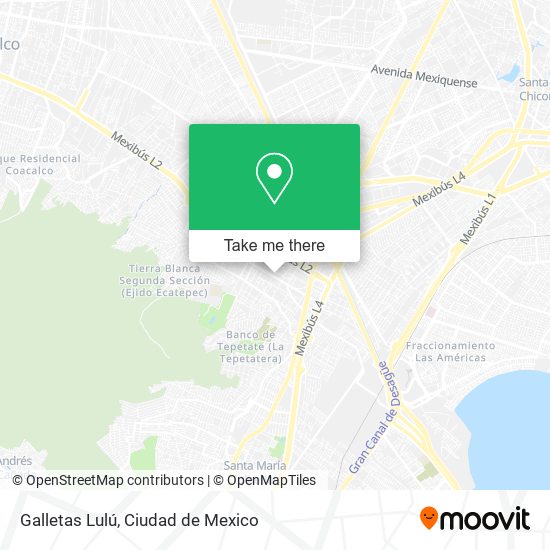 Galletas Lulú map