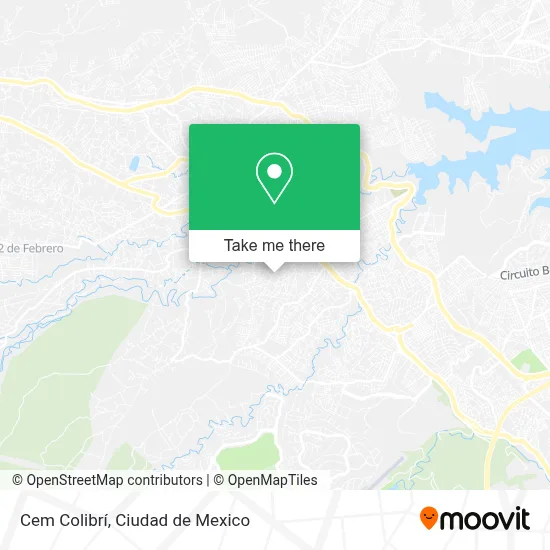 Cem Colibrí map