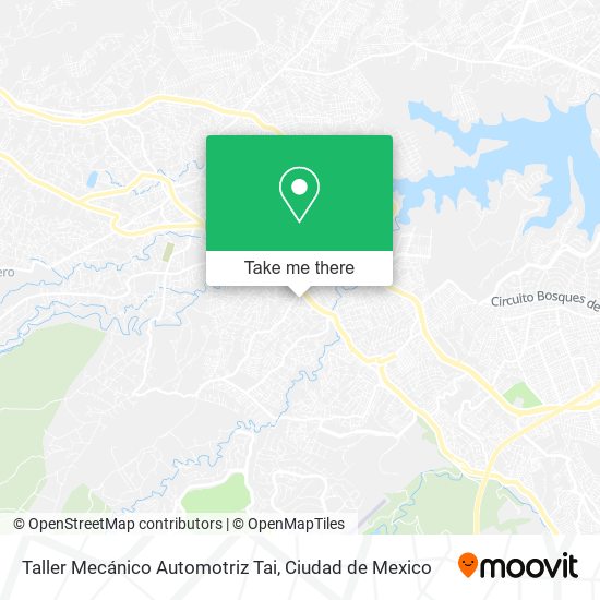 Taller Mecánico Automotriz Tai map