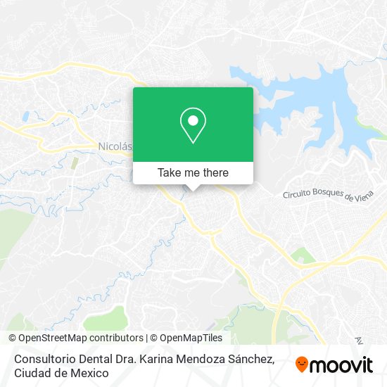 Mapa de Consultorio Dental Dra. Karina Mendoza Sánchez