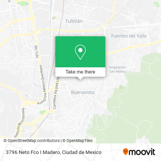 Mapa de 3796 Neto Fco I Madero