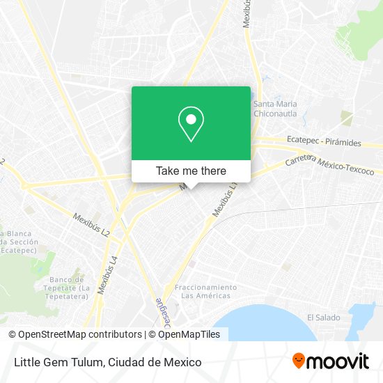Little Gem Tulum map