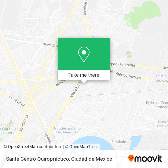 Mapa de Santé Centro Quiropráctico