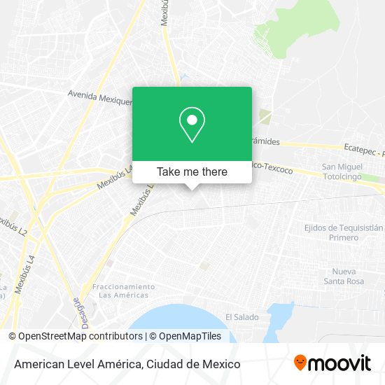 Mapa de American Level América
