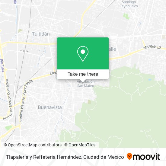 Mapa de Tlapaleria y Reffeteria Hernández