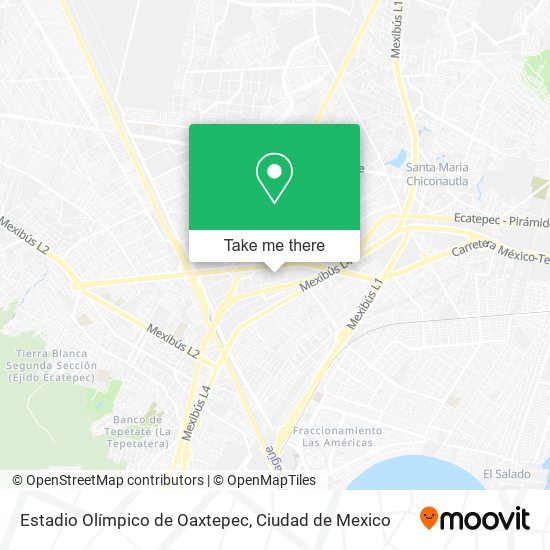 Estadio Olímpico de Oaxtepec map