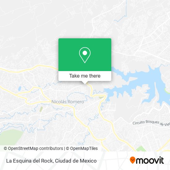 La Esquina del Rock map