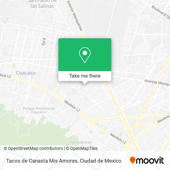 Tacos de Canasta Mis Amores map