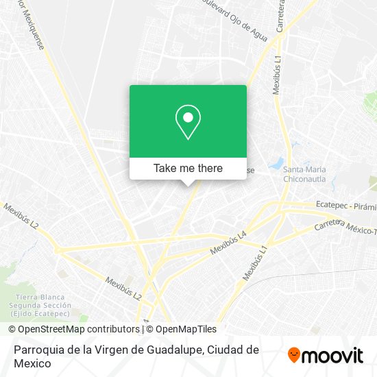 Parroquia de la Virgen de Guadalupe map