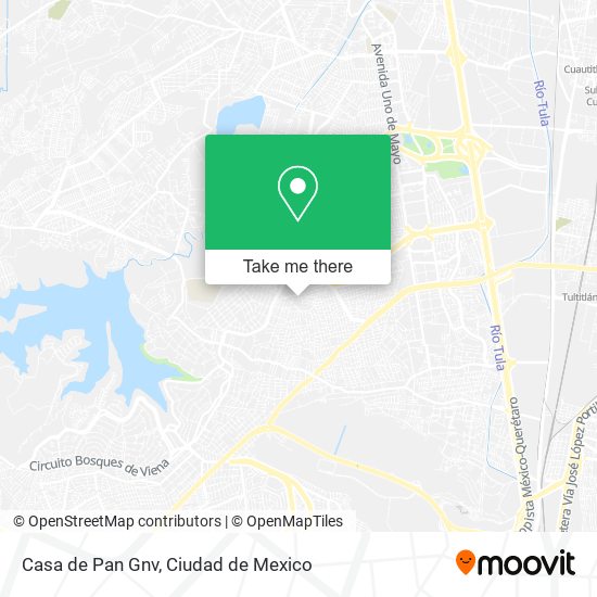 Mapa de Casa de Pan Gnv