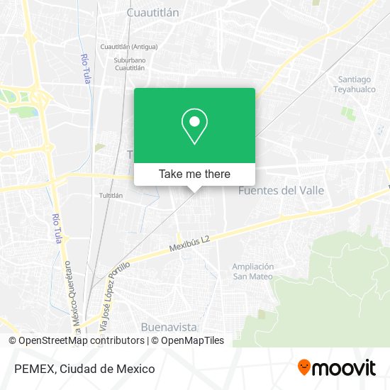 Mapa de PEMEX