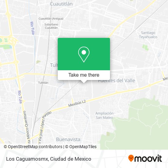 Los Caguamosmx map