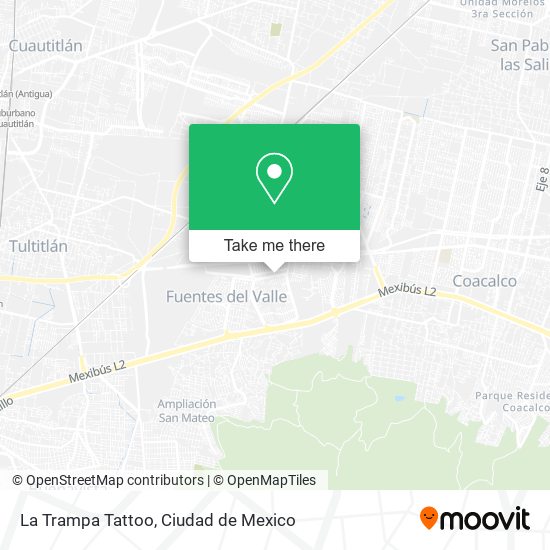 La Trampa Tattoo map