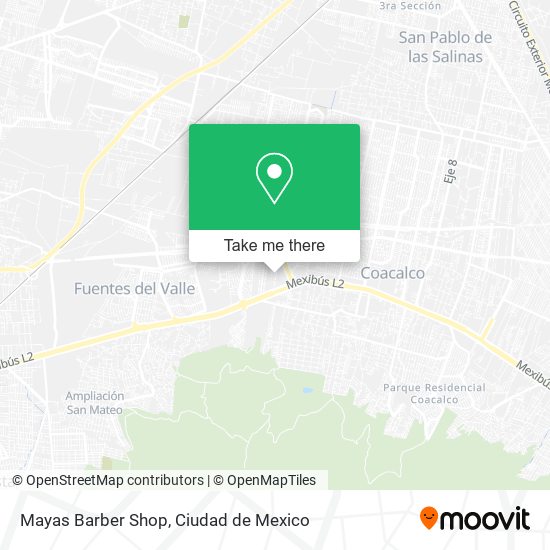 Mayas Barber Shop map