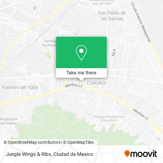 Jungle Wings & Ribs map