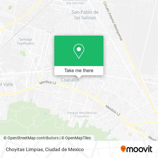 Choyitas Limpias map