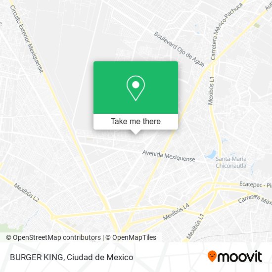 BURGER KING map