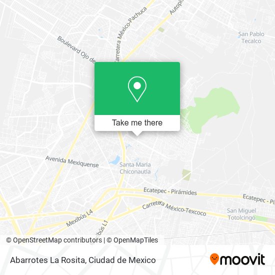 Mapa de Abarrotes La Rosita