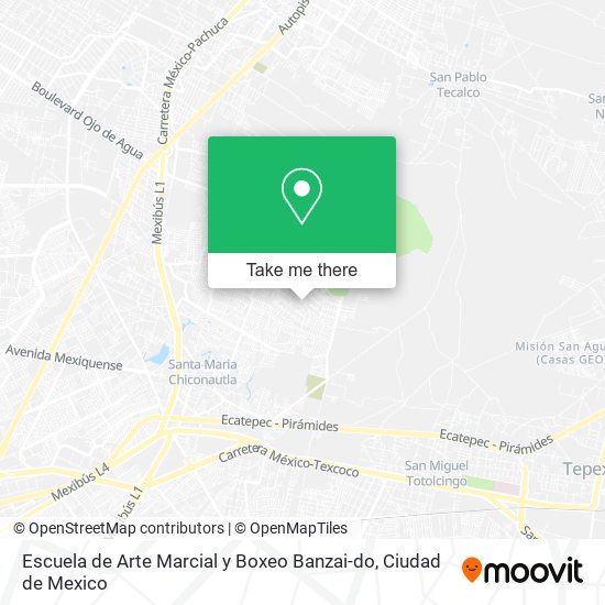 Escuela de Arte Marcial y Boxeo Banzai-do map