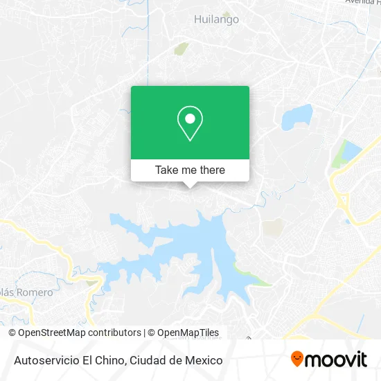 Autoservicio El Chino map