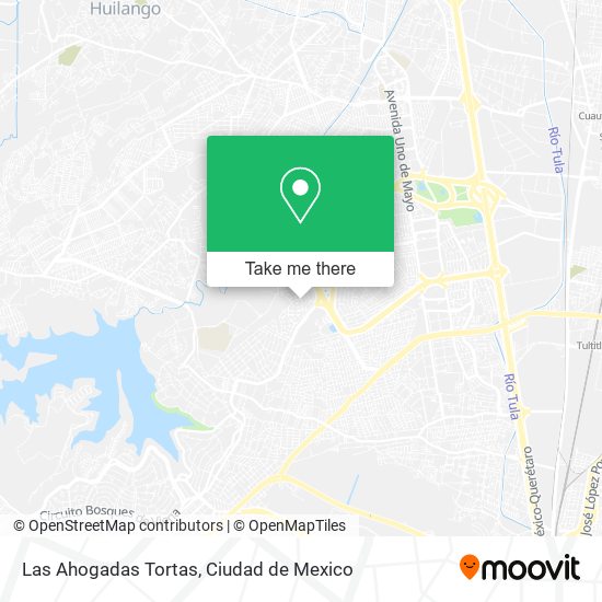 Las Ahogadas Tortas map