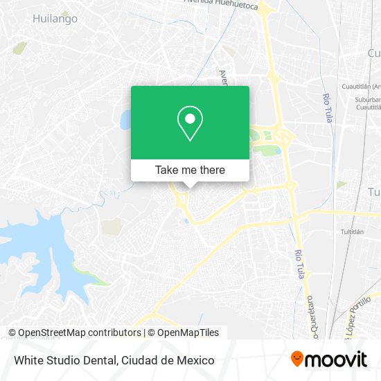 White Studio Dental map