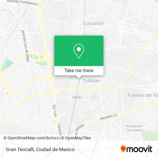 Gran Teocalli map