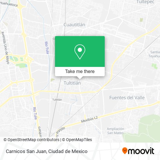 Carnicos San Juan map