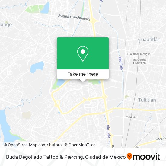 Buda Degollado Tattoo & Piercing map