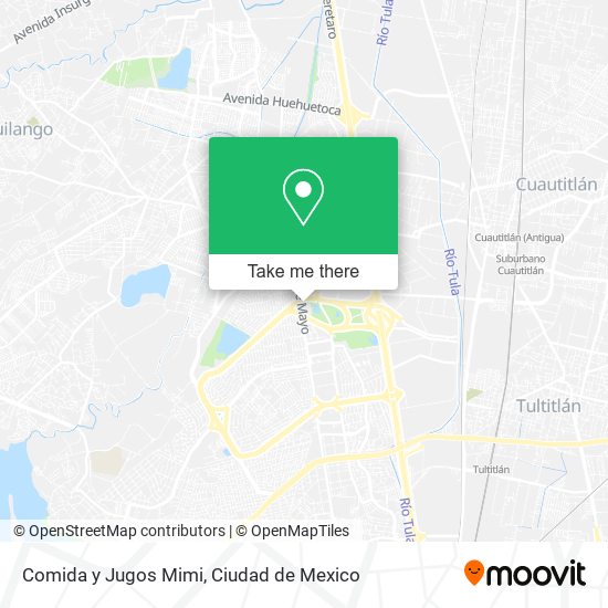 Comida y Jugos Mimi map