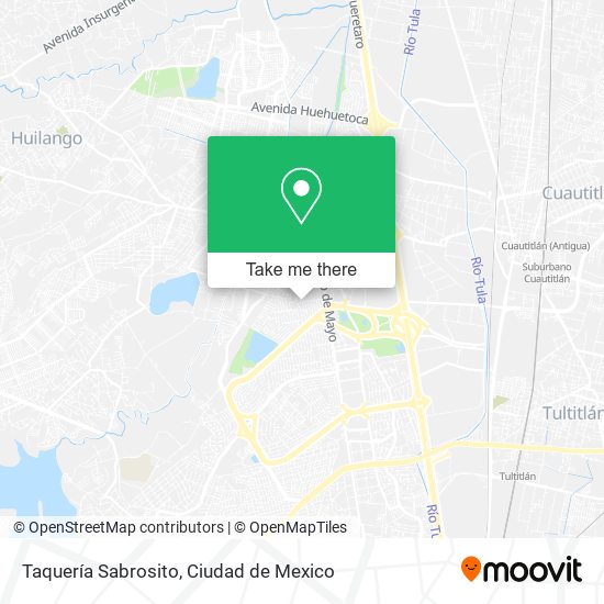Taquería Sabrosito map