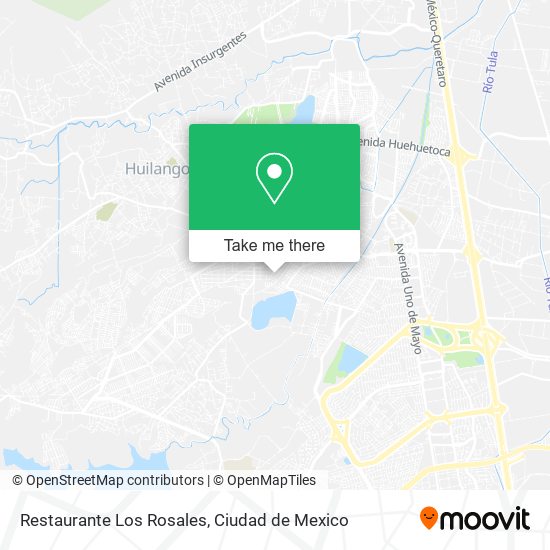 Restaurante Los Rosales map