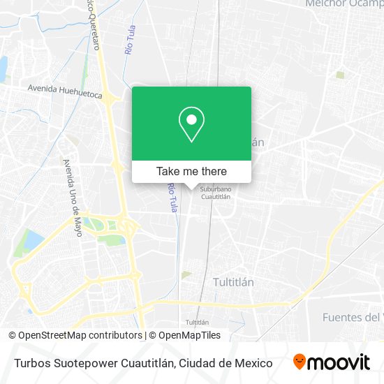 Mapa de Turbos Suotepower Cuautitlán