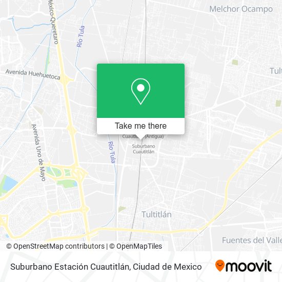 Suburbano Estación Cuautitlán map