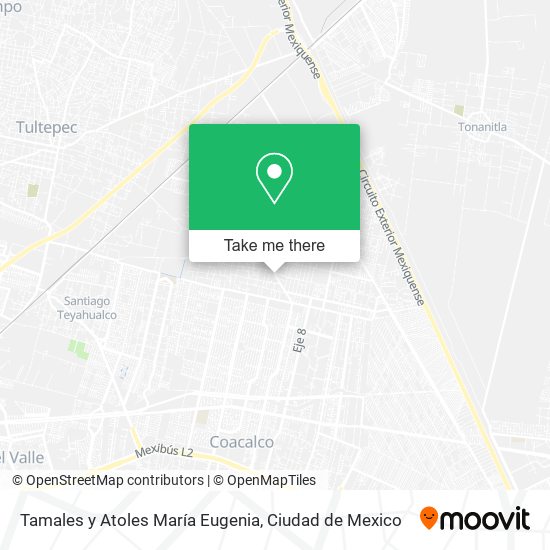 Tamales y Atoles María Eugenia map