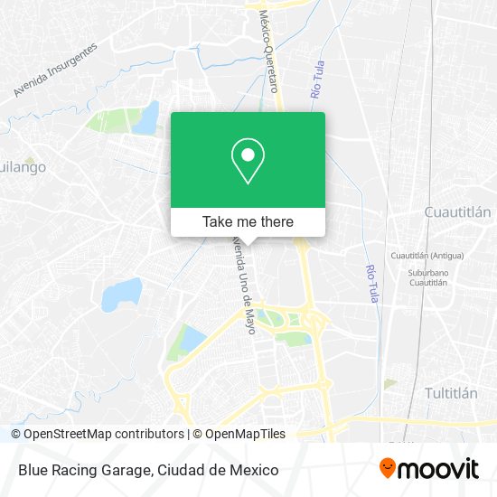 Blue Racing Garage map