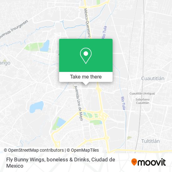 Mapa de Fly Bunny Wings, boneless & Drinks