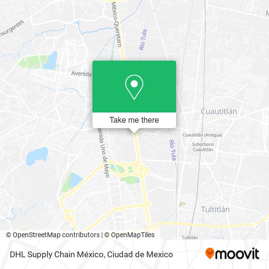 Mapa de DHL Supply Chain México