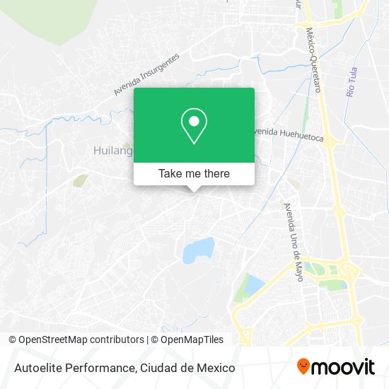 Mapa de Autoelite Performance