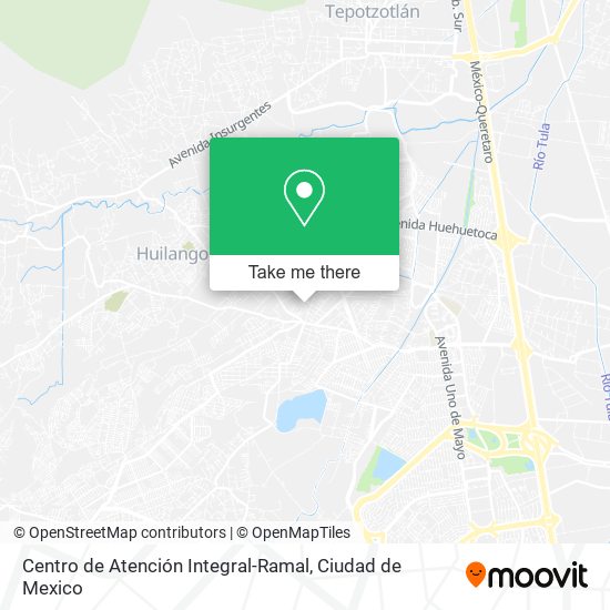 Mapa de Centro de Atención Integral-Ramal