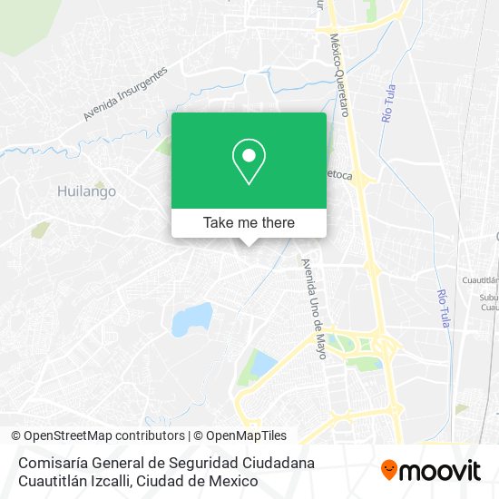 Comisaría General de Seguridad Ciudadana Cuautitlán Izcalli map