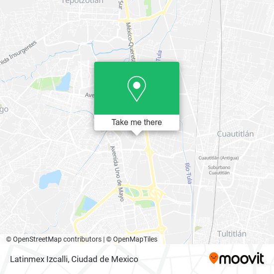 Latinmex Izcalli map