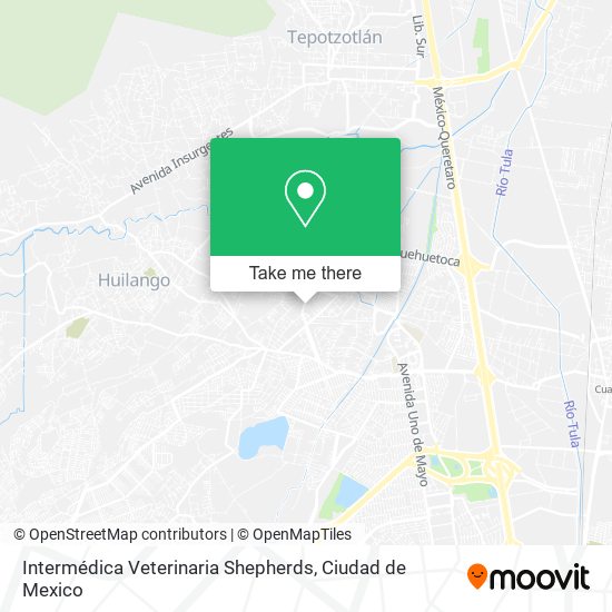 Mapa de Intermédica Veterinaria Shepherds