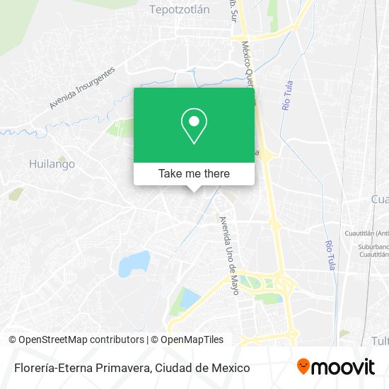 Mapa de Florería-Eterna Primavera