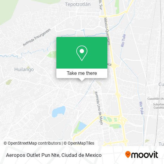 Mapa de Aeropos Outlet Pun Nte