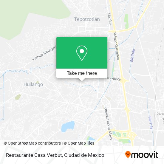 Mapa de Restaurante Casa Verbut