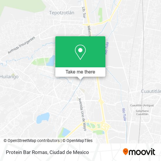 Protein Bar Romas map