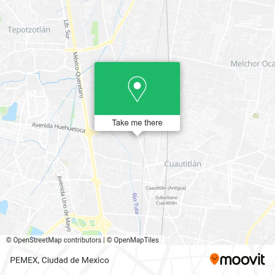 PEMEX map