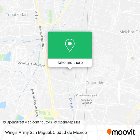 Mapa de Wing's Army San Miguel
